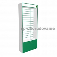Аптечный шкаф пристенный с эконом-панелью