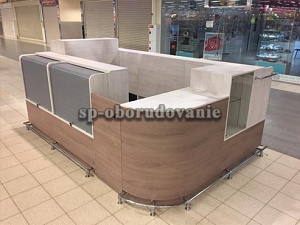 Торговый островок для шапок 6 кв м