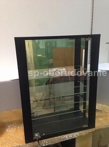 Мы производим торговую мебель. Навесной шкаф с полками стекло - Отличное решение для большинства торговых площадей. Быстро, качественно, от производителя. Наша мебель умеет продавать. 