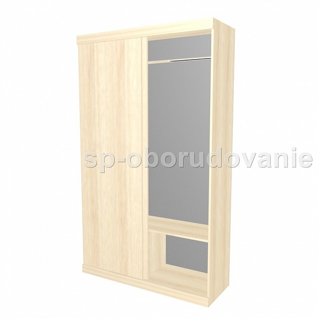 Шкаф для одежды купе безрамный SP1348